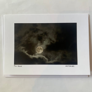 David Allen Photography Card - Full Moon