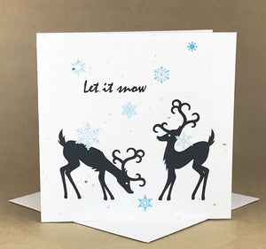 Okku Plantable Card - Let It Snow