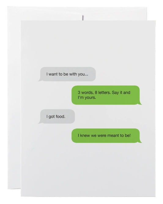 Classy Cards Card - I Got Food