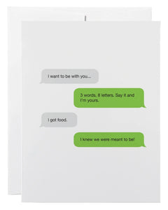 Classy Cards Card - I Got Food