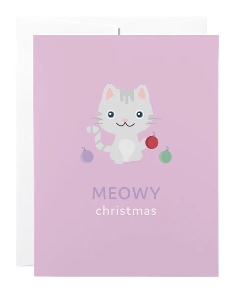 Classy Cards - Meowy Christmas