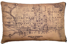 Vintage Map Pillow