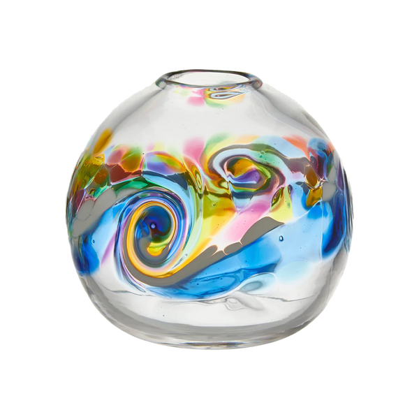 Kitras 7” Round Colour Wave Vase