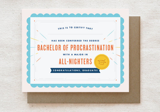 Quirky Paper Co Card - Graduation