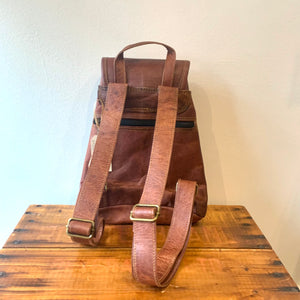Handcrafted Leather 10” Mini Backpack