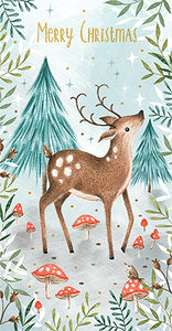 Wish Wallet Card - Merry Christmas (Deer)