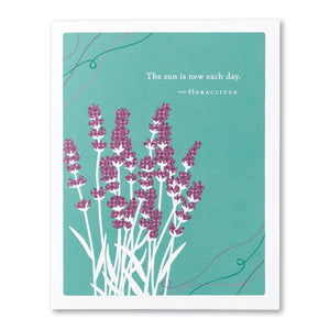 Positively Green Card - Sun New (Heraclitus) - Get Well