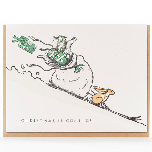 Porchlight Press Card - Christmas Is Coming