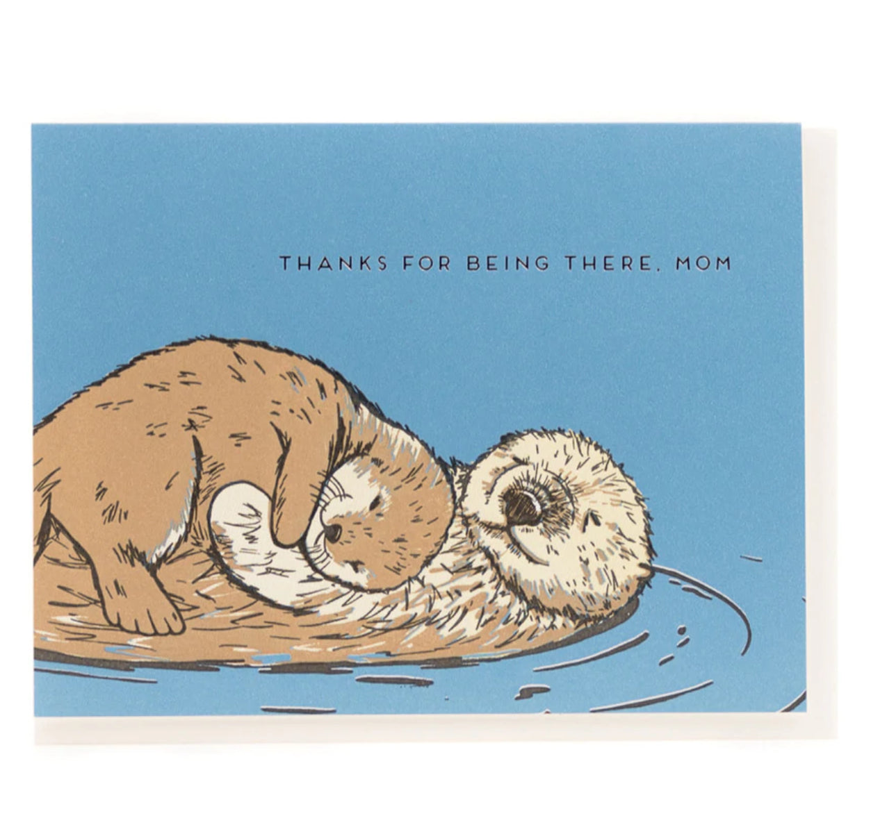 Porchlight Press Card - Mom Otter