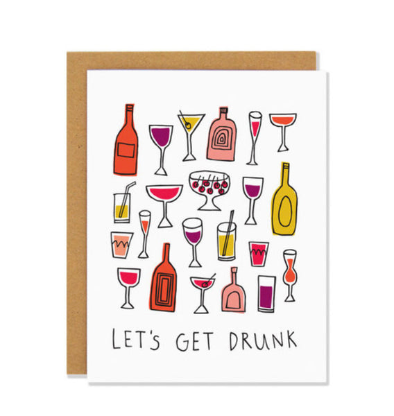 Badger and Burke Card - Let’s Get Drunk
