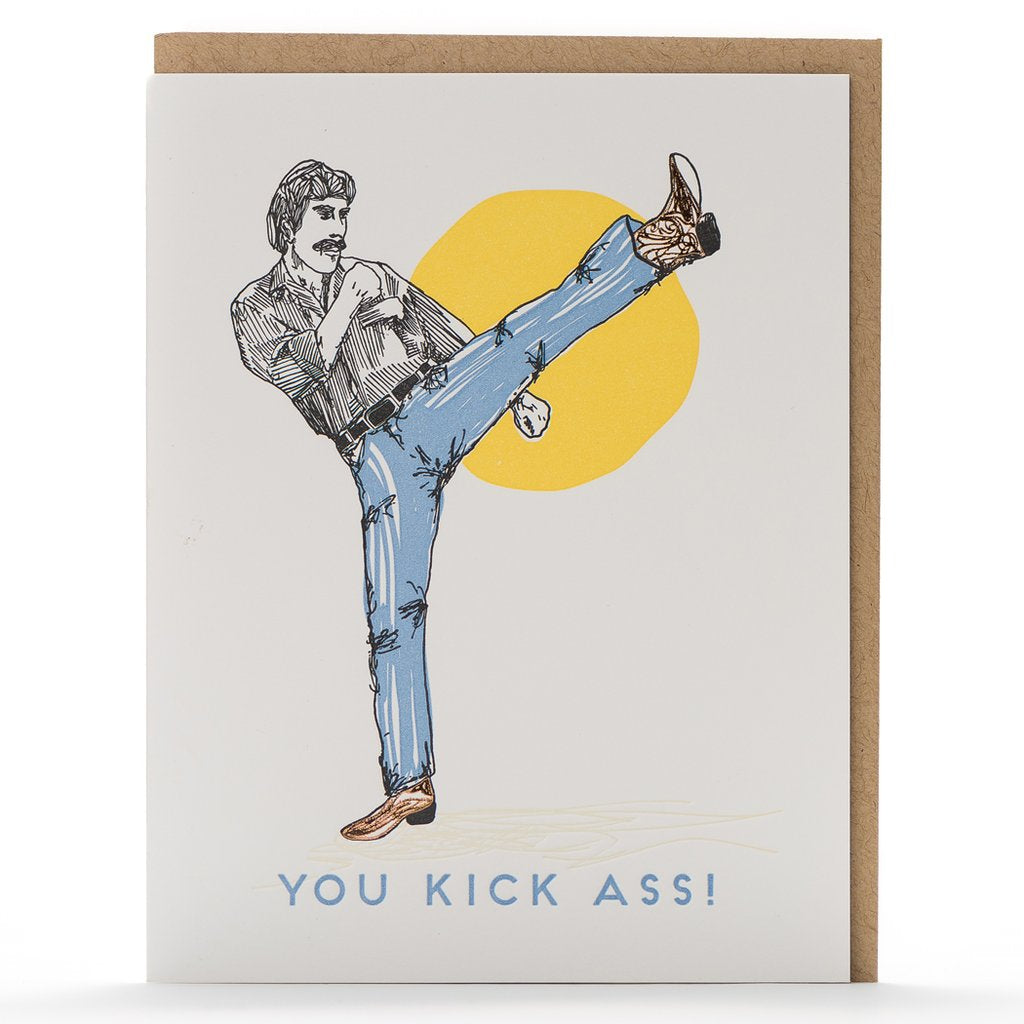Porchlight Press Card - You Kick Ass