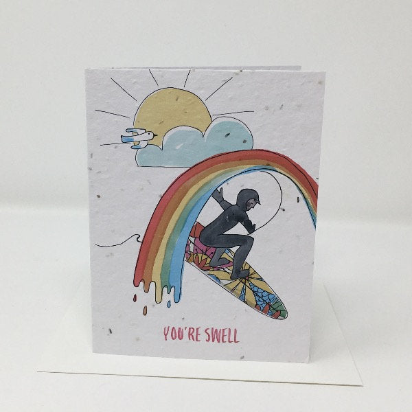 Jill & Jack Paper Plantable Card - You’re Swell