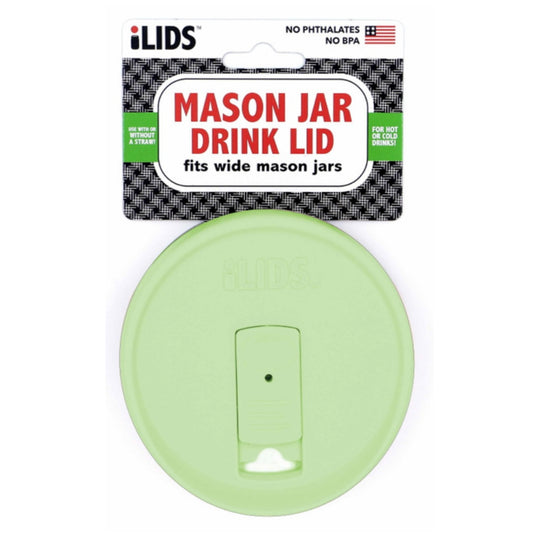 iLid Mason Jar Leak-Proof Drink Lid (Wide Mouth)